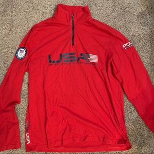 Polo Ralph Lauren Olympic Quarter Zip Sweater